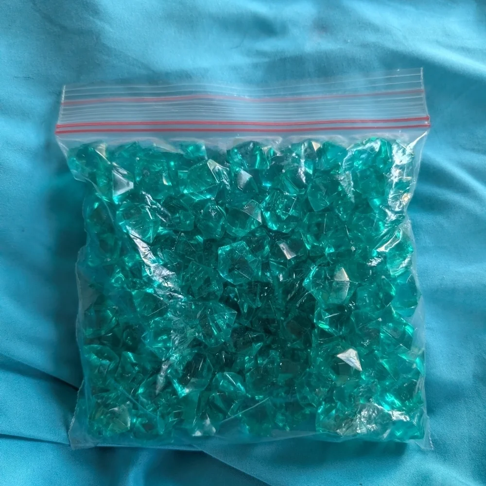 Acrylic Aqua Decorative Gems (New)